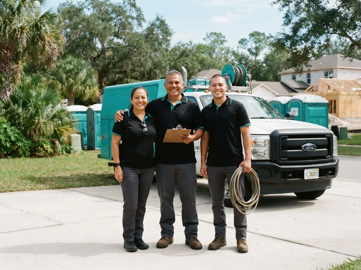 Wild Mustang Portable Toilets portable toilet rentals team in Kissimmee, FL
